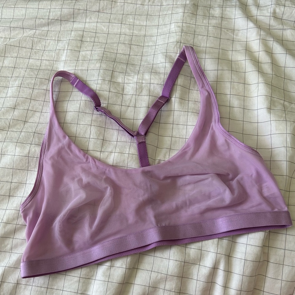 Parade Silky Mesh racerback bralette